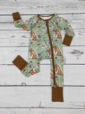 Pre-Order Baby Boy Hunting Zipper Sleeper