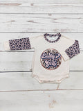 Daddy's Girl Cheetah Print Bubble: 3-6M